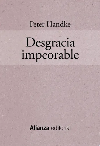Portada de Desgracia impeorable
