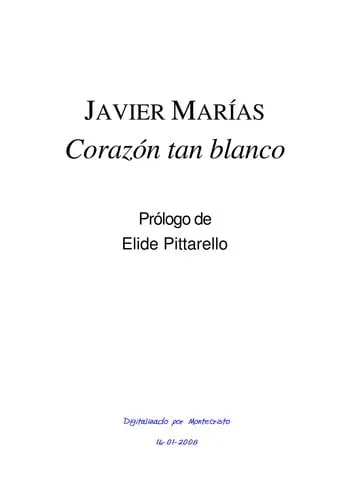 Portada de Corazón tan blanco