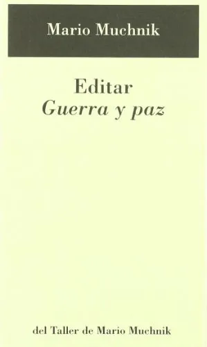 Portada de Editar Guerra y paz