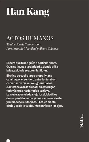 Portada de Actos humanos