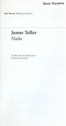Portada de Nada