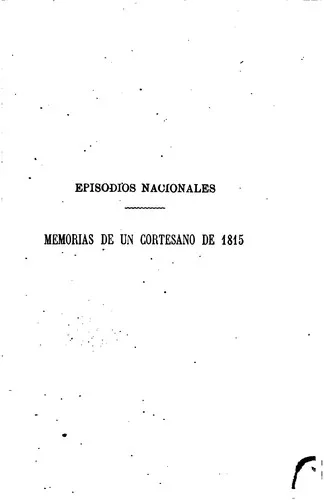Portada de Episodios nacionales