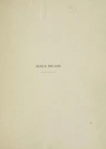 Portada de Sexus necans