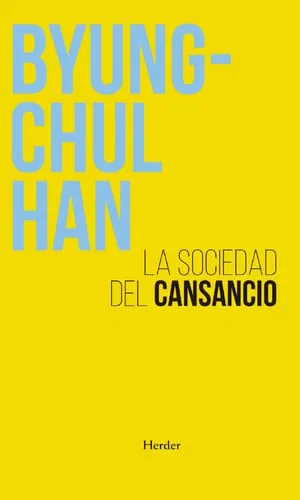 Portada de La sociedad del cansancio