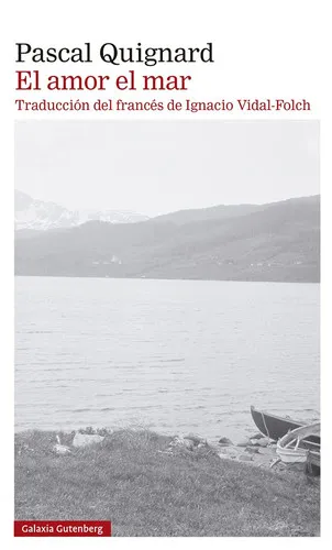 Portada de El Mar, El Amor, El Mar
